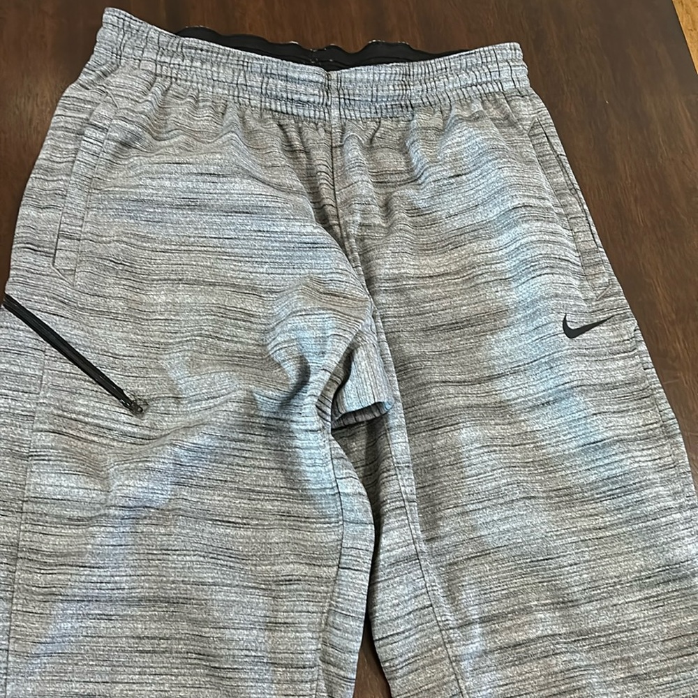 Gray Nike dri-fit pants